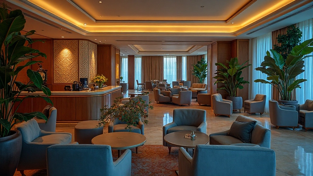 Elegant resort entertainment lounge with sophisticated décor, ambient lighting, and premium seating at luxury Philippine hotel
